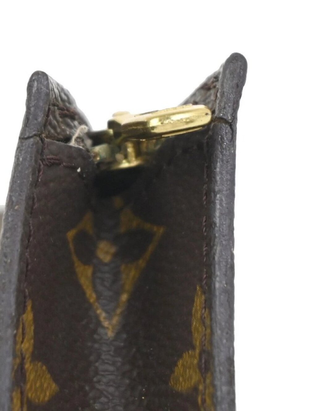 LOUIS VUITTON BUCKET PM Mini Clutch Pouch Bag Monogram Leather France 02KC735 - Picture 12 of 16